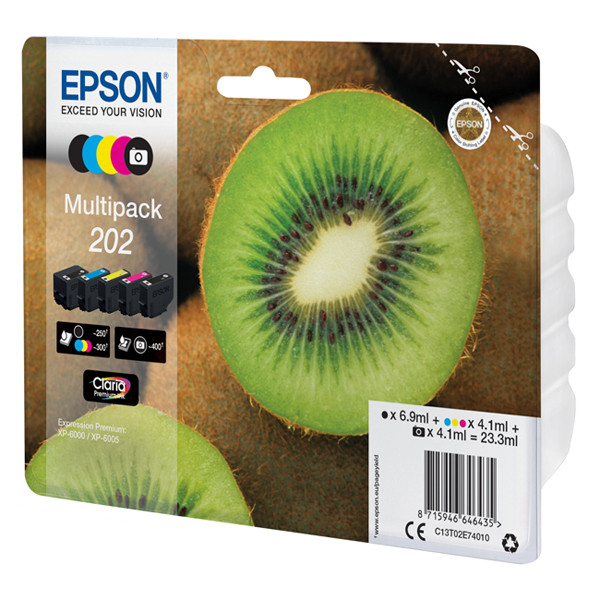 Epson multipack 202 (d'origine) C13T02E74010 027146 - 1