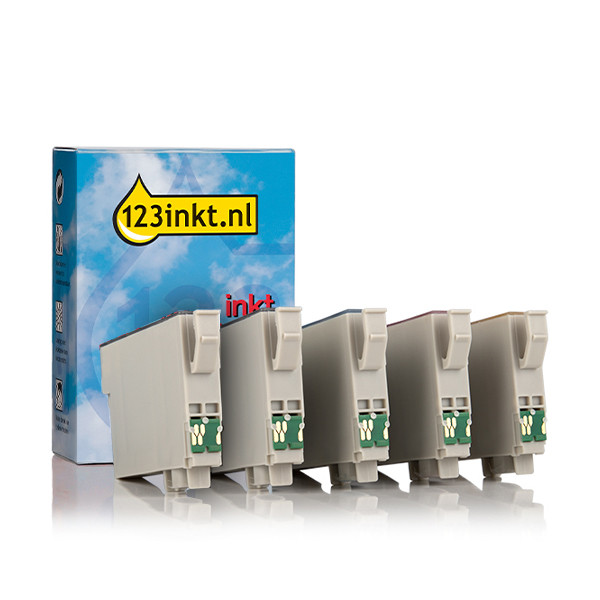 Epson offre : série 604 (T10G6) 2x noir + 3x couleur (marque 123encre) 160812 - 1