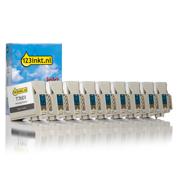 Epson offre : série T760 (marque 123encre) - 4x noir + 5 couleurs C13T76014010C C13T76024010C C13T76034010C C13T76044010C C13T76054010C 127057 - 1