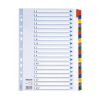 Esselte 100166 intercalaires A4 en carton avec onglets A-Z (11 trous)