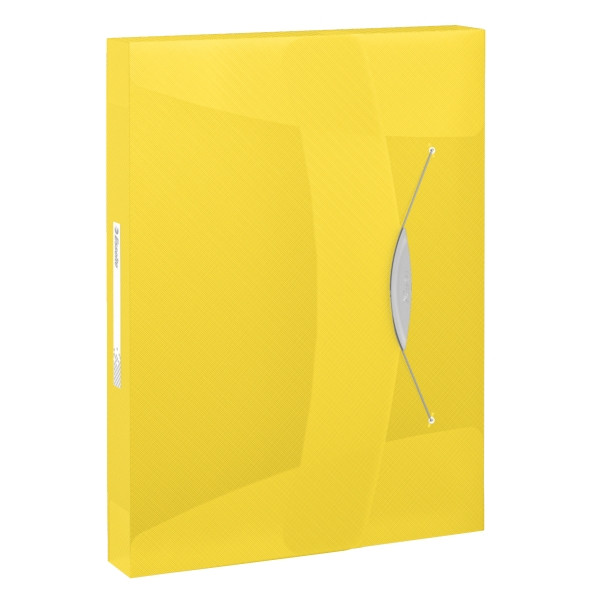 Esselte 6240 Vivida boîte de classement transparente 40 mm (380 feuilles) - jaune 624052 203222 - 1