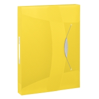 Esselte 6240 Vivida boîte de classement transparente 40 mm (380 feuilles) - jaune 624052 203222