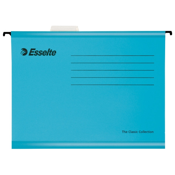 Esselte Classic dossier suspendu renforcé pour folio (25 pièces) - bleu 90376 203235 - 1