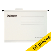 Offre : 2x Esselte Classic dossier suspendu renforcé pour A4 (25 pièces) - blanc