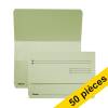 Offre : 2x Esselte Pocket-File dossier pochette en carton (25 pièces) - vert 203153 - 1