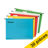 Offre : 3x Esselte Classic dossier suspendu renforcé pour A4 (10 pièces) - assorti