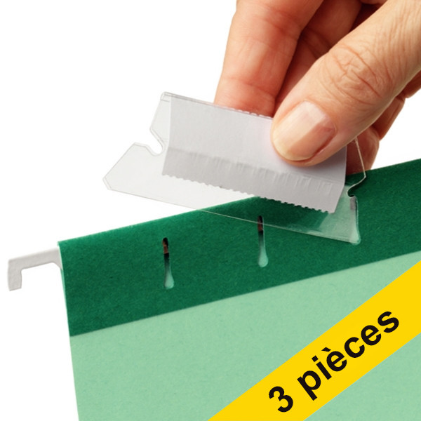 Esselte Offre : 3x Esselte onglets de dossier de fichiers suspendus pour Pendaflex (25 pièces)  203507 - 1