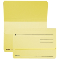 Esselte Pocket-File dossier pochette en carton (25 dossiers) - jaune 15841 203690