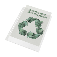 Esselte Recycle Maxi pochette A4 11 trous 70 microns (100 pièces) 627494 203503