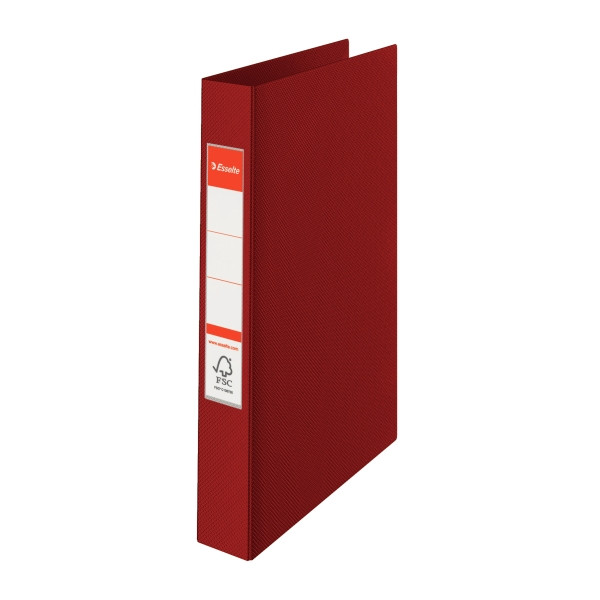Esselte Vivida classeur avec 2 anneaux en O (42 mm) - bordeaux 14456 203774 - 1