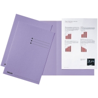 Esselte chemise carton avec bords égaux et indexage A4 (100 chemises) - lilas 2113412 203612