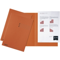 Esselte chemise carton avec bords égaux et indexage A4 (100 chemises) - orange 2113413 203614