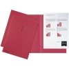 Esselte chemise carton avec bords égaux et indexage A4 (100 chemises) - rouge