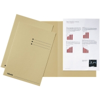 Esselte chemise carton avec des bords égaux et indexage A4 (100 chemises) - crème 2113404 203602