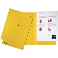 Esselte chemise carton avec des bords égaux et indexage A4 (100 chemises) - jaune 2113406 203604