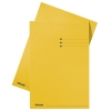 Esselte chemise carton avec indexage format folio (100 chemises) - jaune