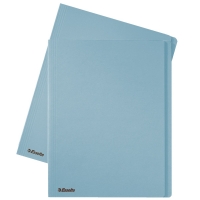 Esselte chemise en carton avec bord décalé de 10 mm A4 (100 chemises) - bleu 1033402 203644