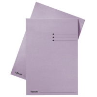 Esselte chemise en carton avec indexage et bord décalé de 10 mm A4 (100 chemises) - lilas 2013412 203632
