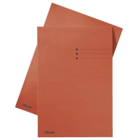 Esselte chemise en carton avec indexage et bord décalé de 10 mm A4 (100 chemises) - rouge 2013415 203636