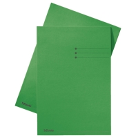Esselte chemise en carton avec indexage et bord décalé de 10 mm A4 (100 chemises) - vert 2013408 203628