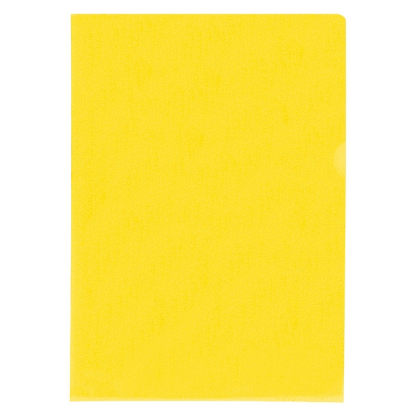 Esselte pochette-coin A4 105 microns (100 pièces) - jaune 54842 203894 - 1