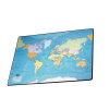 Esselte sous-main 54 x 41 cm carte du monde