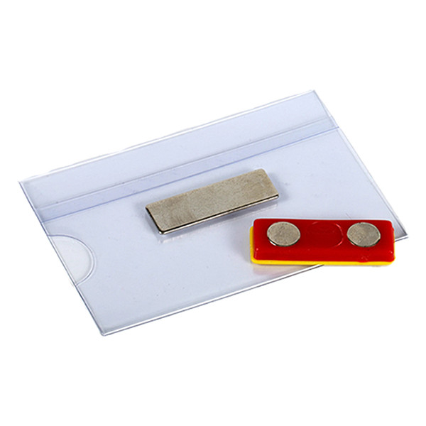 Europel badge nominatif avec aimant 90 x 55 mm (24 pièces) 121268 226965 - 1
