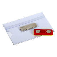 Europel badge nominatif avec aimant 90 x 55 mm (24 pièces) 121268 226965