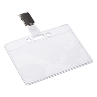 Europel badge nominatif ouvert avec pince 90 x 60 mm (24 pièces) 121265 226962