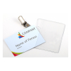 Europel badge nominatif ouvert avec pince 90 x 60 mm (24 pièces) 121265 226962 - 2