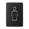 Europel pictogramme femme - noir