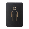 Europel pictogramme homme - noir