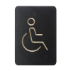 Europel pictogramme pour fauteuil roulant - noir