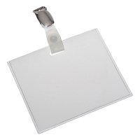 Europel porte-badge fermé avec clip 90 x 60 mm (24 pièces) 121286 226973
