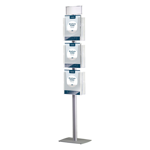 Europel porte-brochures sur pied 6 x A4 350501 226949 - 1