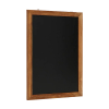 Europel tableau noir mural avec cadre 50 x 70 cm naturel 226989 - 1