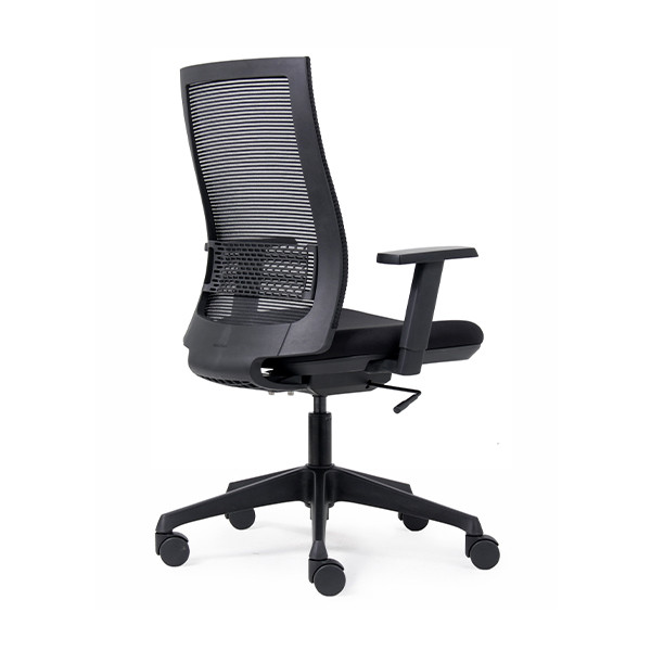 Euroseats Canillo chaise de bureau maille (avec accoudoirs) - noir  205877 - 4