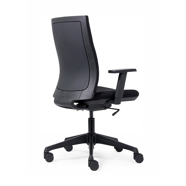 Euroseats Canillo chaisse de bureau tissu (avec accoudoirs) - noir  205876 - 4