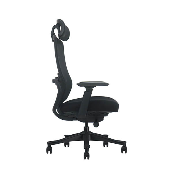 Euroseats Ferrara chaise de bureau (avec appui-tête) - noir 205790 - 3