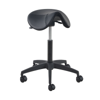 Euroseats Matera tabouret selle de cheval ergonomique plastique MAT.002.ZW 205885