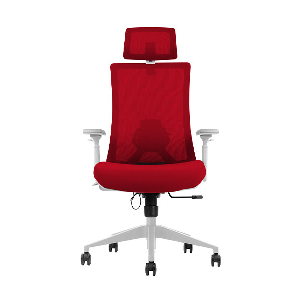 Euroseats Verona chaise de bureau - rouge 01.VER.WH.RED 205884 - 2
