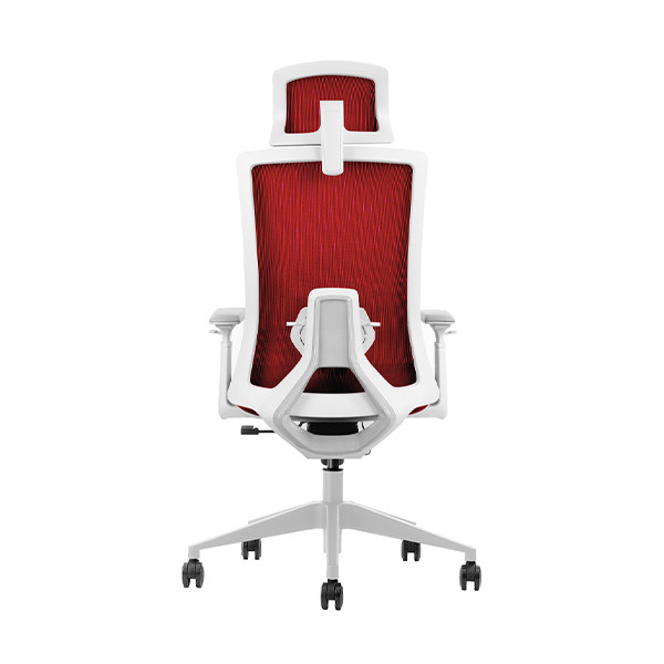 Euroseats Verona chaise de bureau - rouge 01.VER.WH.RED 205884 - 4