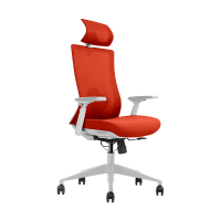 Euroseats Verona chaise de bureau orange 01.VER.WH.ORANGE 205883
