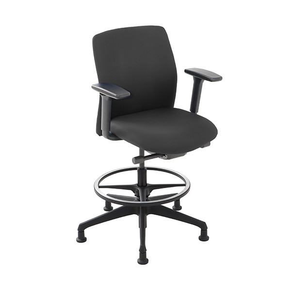 Euroseats Vigo chaise de comptoir - noir VIG.L01 205878 - 1