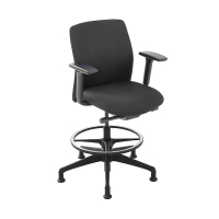 Euroseats Vigo chaise de comptoir - noir VIG.L01 205878