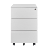 Euroseats caisson mobile (avec 3 tiroirs identiques) - blanc 205911 - 2