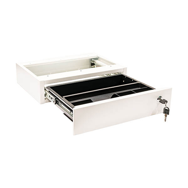 Euroseats tiroir personnel 390 x 295 x 90 mm - blanc 205799 - 3