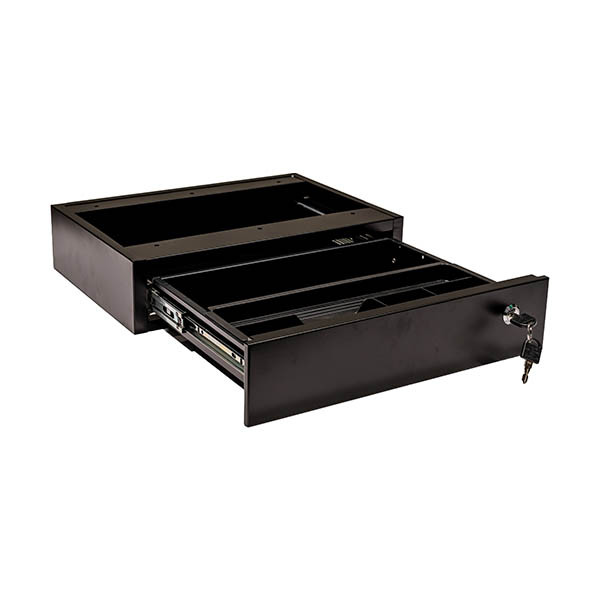 Euroseats tiroir personnel 390 x 295 x 90 mm - noir 205798 - 3