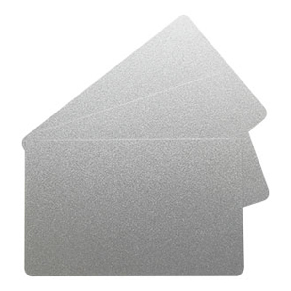 Evolis Primacy cartes en plastique 0,76 mm (100 pièces) - argent 219764 - 1