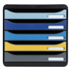 Exacompta Bee Blue Plus module de classement (5 tiroirs) - couleurs assorties 3094202D 404099 - 2